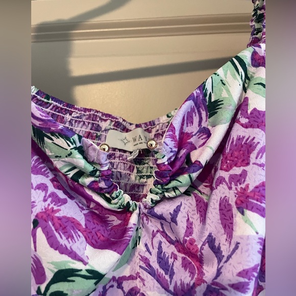 Floral babydoll top - Picture 2 of 4